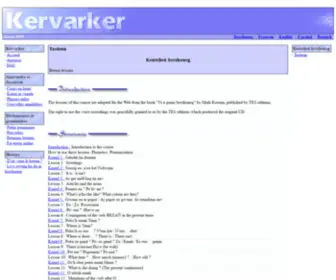 Kervarker.org(Kentelioù) Screenshot