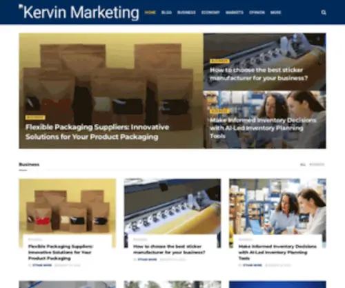 Kervinmarketing.com(Home) Screenshot