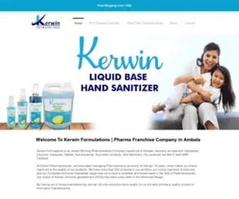 Kerwinformulations.com(Third Party Manufacturing) Screenshot