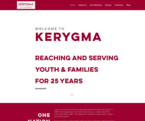 Kerygma.in(Home) Screenshot