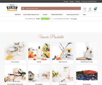 Kerzenbastelshop.de(UK Wholesale Candle Making Supplies) Screenshot