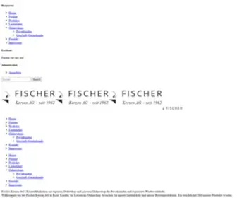 Kerzen.ch(Fischer Kerzen AG) Screenshot