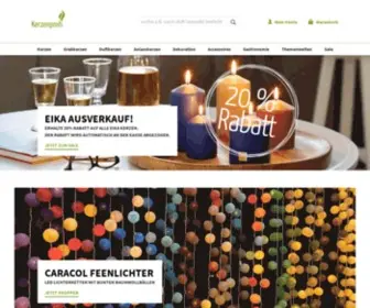 Kerzenprofi.de(Kerzen und Deko) Screenshot