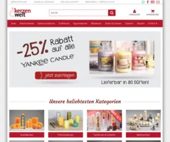 Kerzenwelt.de(Kerzen kaufen zum Bestpreis bei) Screenshot