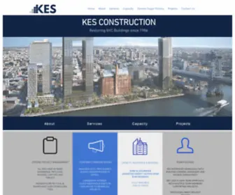 Kes-Construction.com(KES Construction) Screenshot