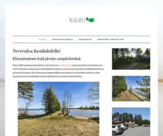 Kesalahti.fi(Kesälahdelle) Screenshot