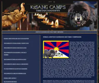 Kesangcamp.com(Tibetan Mastiff) Screenshot