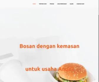 Kesankemasan.com(Kami menyediakan jasa desain dan produksi kemasan makanan dengan logo usaha Anda) Screenshot