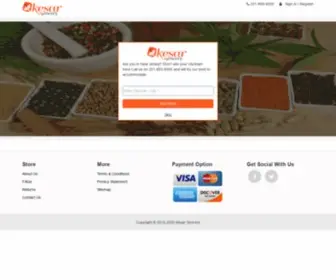 Kesargrocery.com(Kesar Grocery) Screenshot