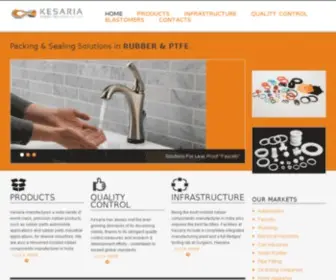 Kesaria.com(Rubber Industries) Screenshot