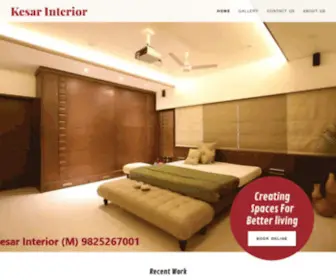 Kesarinterior.com(Kesar interior) Screenshot