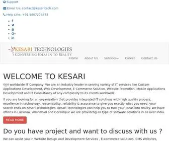 Kesaritech.com(Website design in allahabad seo web designing company in allahabad prayagraj) Screenshot