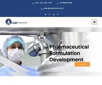 Kesarpharma.com(One of Indias Premium Pharmaceutical Company) Screenshot