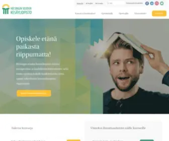 Kesayliopistohki.fi(Helsingin seudun kesäyliopisto) Screenshot