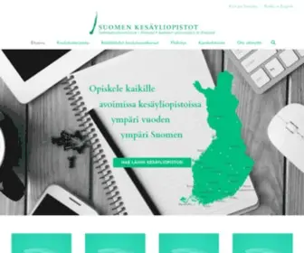 Kesayliopistot.fi(Kesäyliopistot) Screenshot