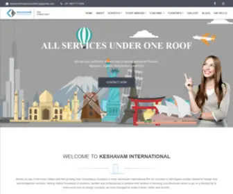 Keshavaminternational.co.in(Keshavam International Pvt) Screenshot