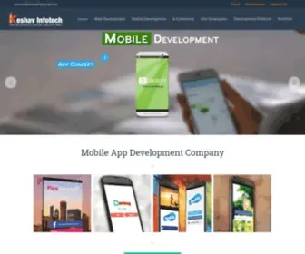 Keshavinfotech.com(Website & Mobile App Development Company) Screenshot