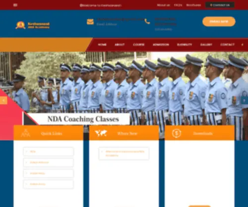 Keshwanandndaacademy.com(Keshwanand NDA academy Sikar) Screenshot