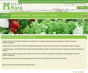 Kesjarflora.hu(Vetőmag nagykereskedés és termelés) Screenshot