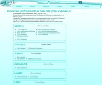 Keskeces.com(Trouvez) Screenshot