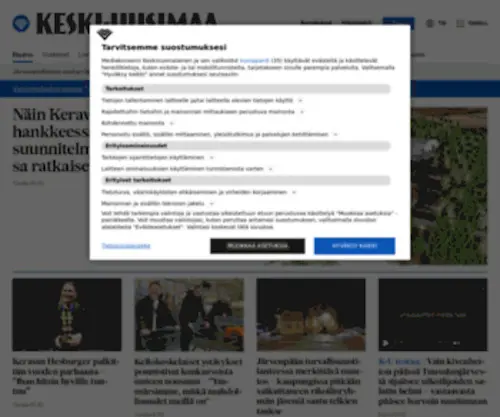 Keski-UUsimaa.fi(Etusivu) Screenshot