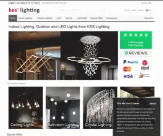 Keslighting.co.uk(KES Lighting) Screenshot