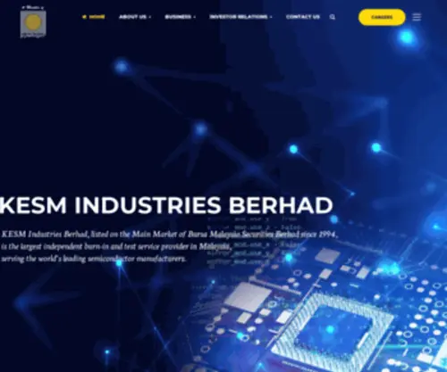 Kesmi.com(Kesm industries berhad) Screenshot