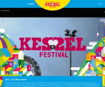 Kesselfestival.de(Kessel Festival am 25) Screenshot