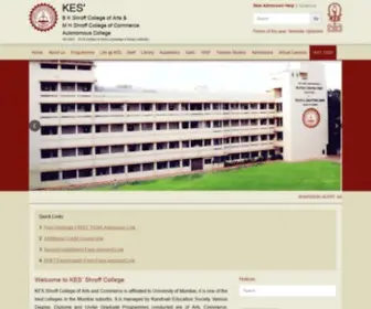 Kesshroffcollege.com(Our promise) Screenshot