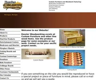 Kesslerwoodworking.com(Custom Woodwork) Screenshot