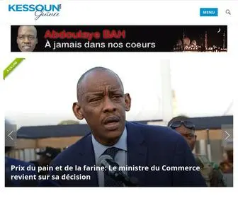 Kessounguinee.com(Kessoun Guinée) Screenshot