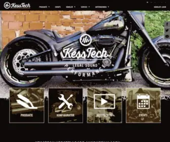 Kesstech.de(Elektrisch verstellbare Klappenauspuffanlagen) Screenshot