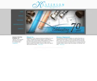 Kestersonplumbing.com(Kesterson Plumbing & Heating) Screenshot