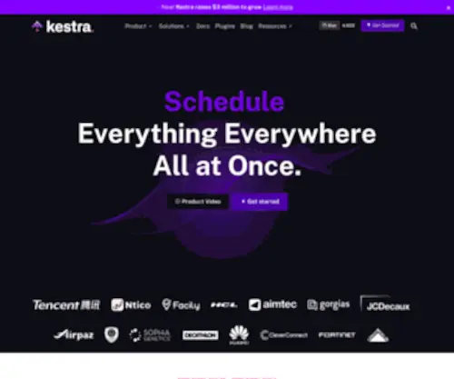 Kestra.io(Kestra, infinitely scalable open source orchestration & scheduling platform) Screenshot