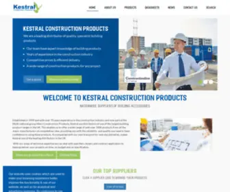 Kestral.net(Click here to read about our Welcome to Kestral Construction Products page) Screenshot