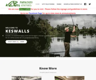 Keswalls.co.uk(Keswalls Angling Centre) Screenshot