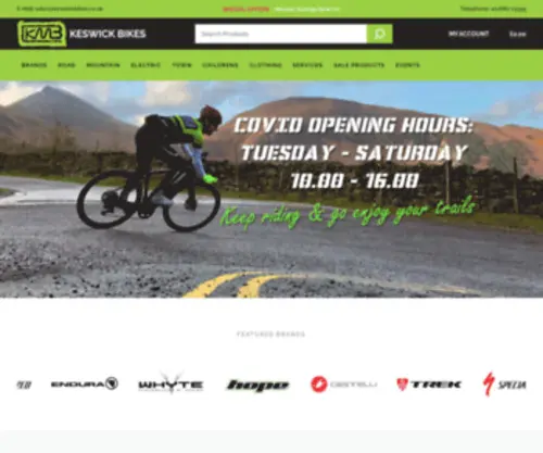 Keswickbikes.co.uk(BFI®) Screenshot