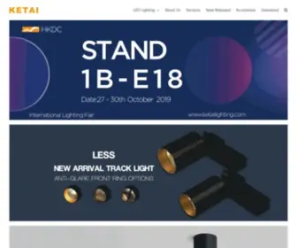 Ketailighting.com(Commercial lighting LED Lights manufacturer in China) Screenshot