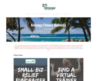 Ketangafitness.com(Fitness retreats around the world that are led by top trainers and studios. Trips include) Screenshot