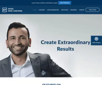 Ketanpatel.com(High Performance Real Estate & Capital Raising) Screenshot