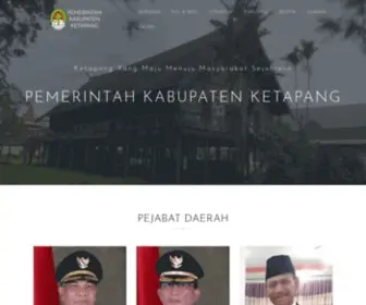 Ketapangkab.go.id(Pemerintah Kabupaten Ketapang) Screenshot