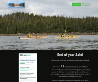 Ketchikankayakco.com(Ketchikan Kayak Company) Screenshot