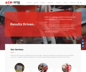 Ketek.ca(Ketek Group) Screenshot