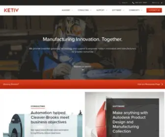 Ketiv.com(Digital Manufacturing Solutions and Technology) Screenshot