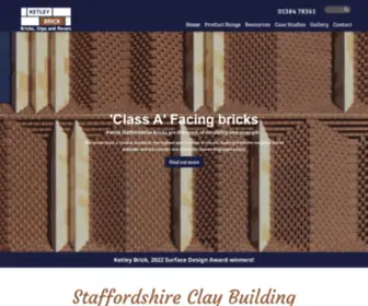 Ketley-Brick.co.uk(Brick slips and clay pavers from Ketley Brick) Screenshot