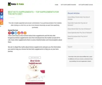 Ketoandkale.com(Best Keto Supplements) Screenshot