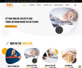 Ketoanminhkhoi.com(Trang chủ) Screenshot