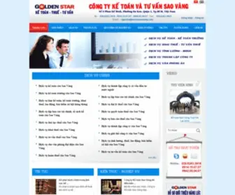 Ketoansaovang.com.vn(Công ty Kế toán Sao Vàng) Screenshot