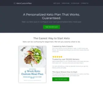 Ketocustomplan.com(Personalized Keto Diet Plan) Screenshot
