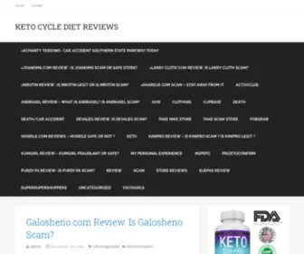 Ketocycledietreviews.com(Keto Cycle Diet Reviews) Screenshot